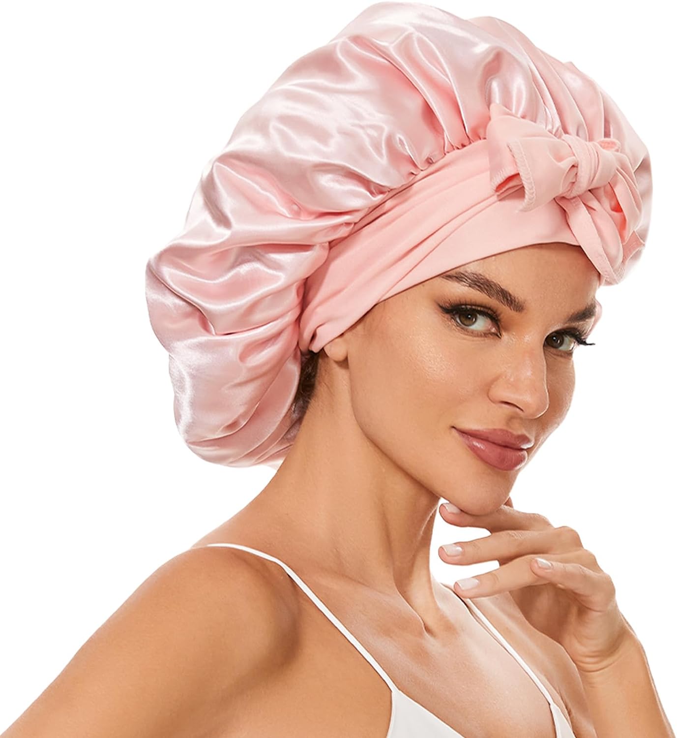 Bonnet en satin Hulmia